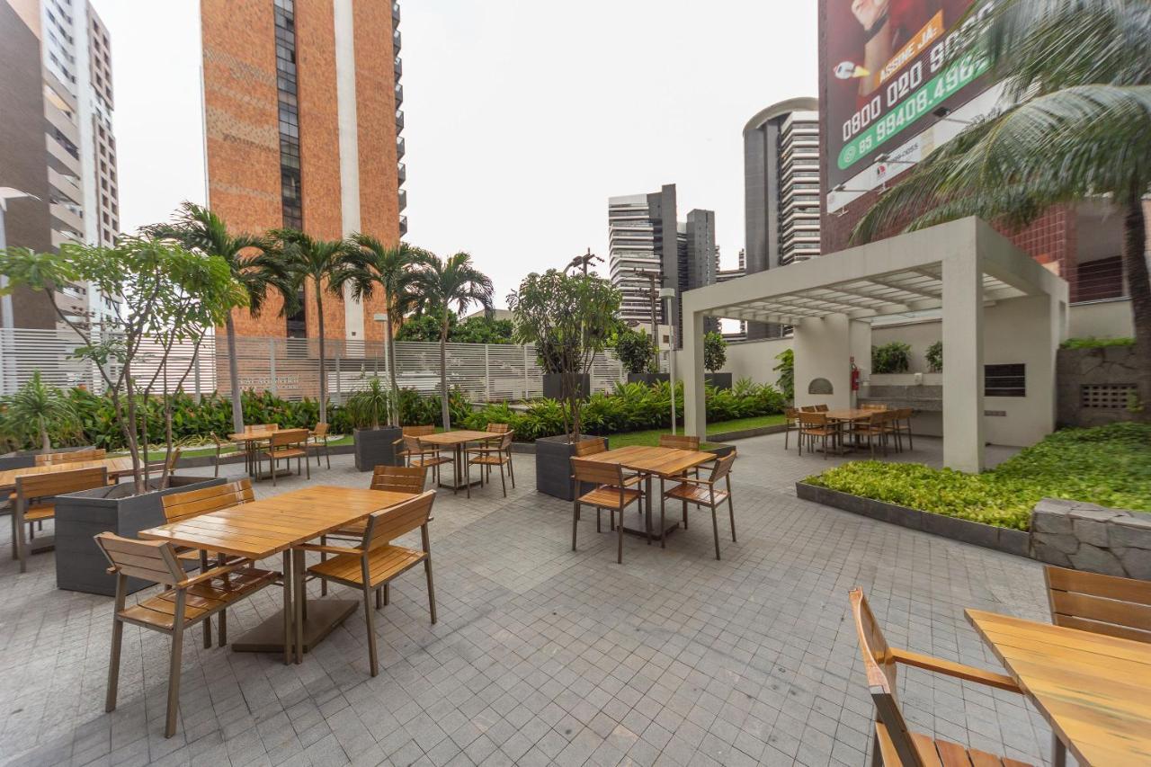 2 Quartos Way Meireles Uma Quadra Da Beira-mar 公寓 福塔莱萨